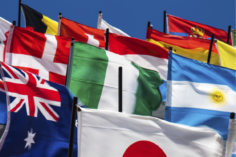 banderas de varios paises